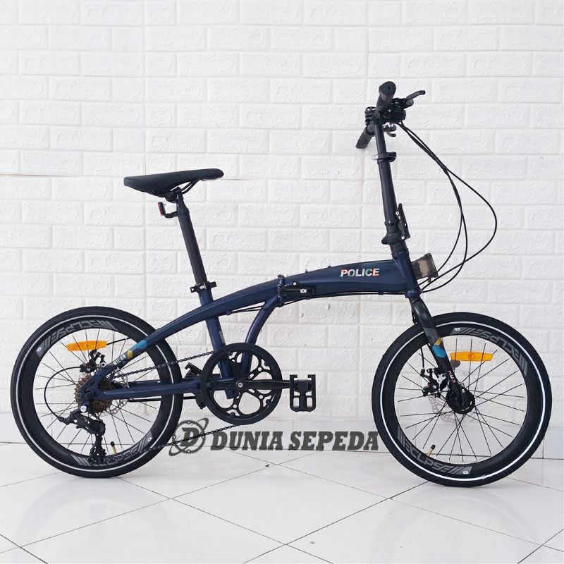 Sepeda Lipat Element Police Milan 20 inch Edisi Terbaru 2021 Garansi Resmi 5th