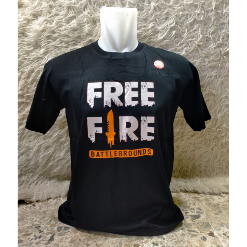 kaos pria lengan pendek/kaos free fire
