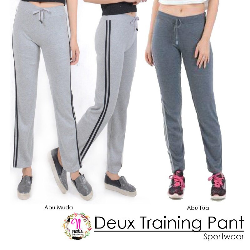 Celana training DEUX / Training pants Celana olahraga Celana lari running aerobic gym sport-3
