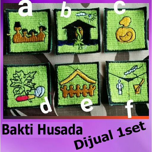 1set Badge Krida Saka Bakti Husada Bet Tanda Krida Saka Bakti Husada