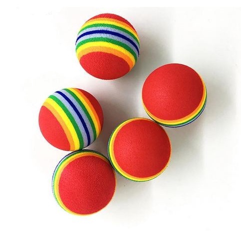 Cat Toy - Ball Teething - Mainan Gigit Bentuk Bola Motif Garis