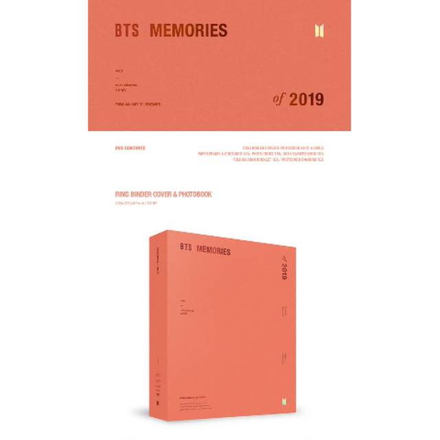 DVD + PHOTOBOOK] BTS - BTS MEMORIES OF 2019 DVD + PHOTOBOOK