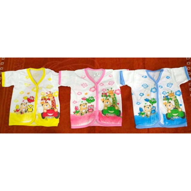 6 PCS Baju bayi new born Murah pendek kutung panjang / Baju bayi katun murah / Pakaian Bayi murah