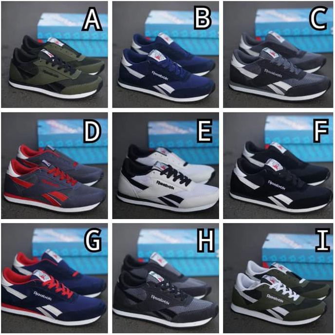 SEPATU SNEAKERS PRIA REEBOK CLASIC SUEDE GRADE ORIGINAL 39-43 MURAH
