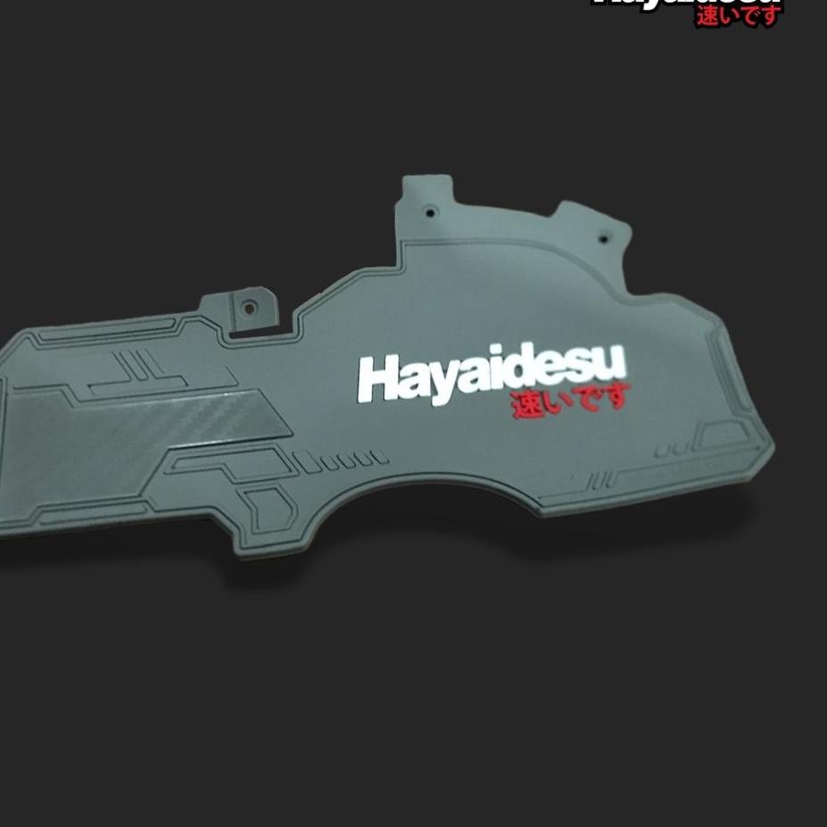 SALEE.. Hayaidesu Mudflap Honda Vario 110 Techno Karbu Aksesoris Variasi Penahan Lumpur