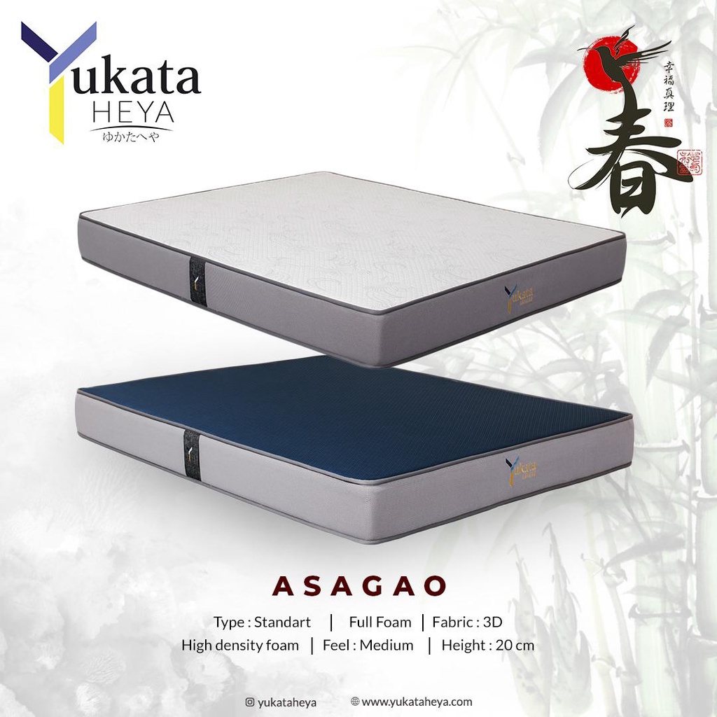 Kasur busa Yukata Vacum bed In The Box Uk 160 x 200