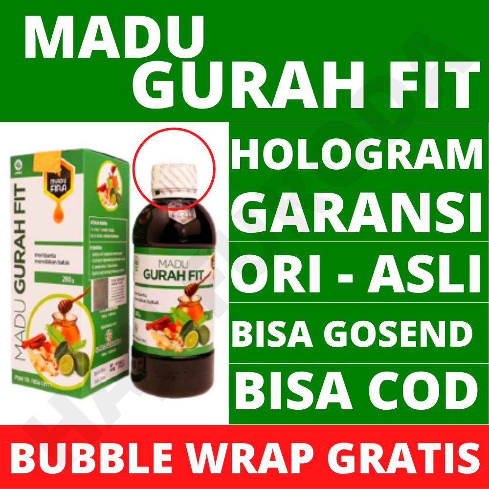 PASTI ASLI MADU GURAH FIT ASLI ORIGINAL ORI TIDAK Beli 2 Gratis 1 Herbal GURAHFIT Obat Sakit Batuk A