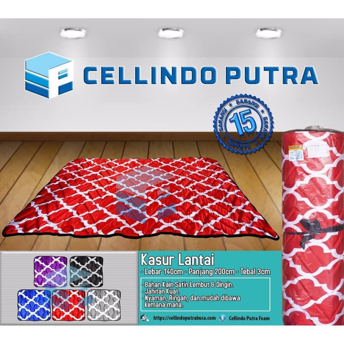 Kasur Lantai Garansi 15Thn Kasur Lipat Full Busa Tebal 3cm [TERMURAH]