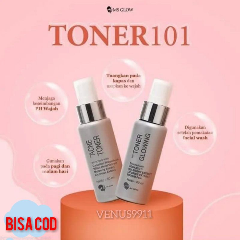 TONER GLOWING MS GLOW TONER ACNE MS GLOW ORIGIN