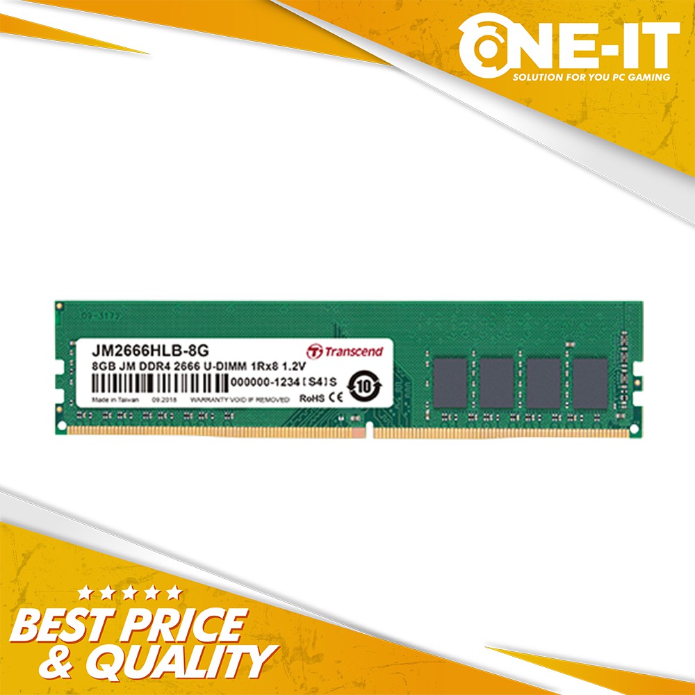 Ram Transcend JM2666HLB-8G 2666 Jetram 8GB DDR4