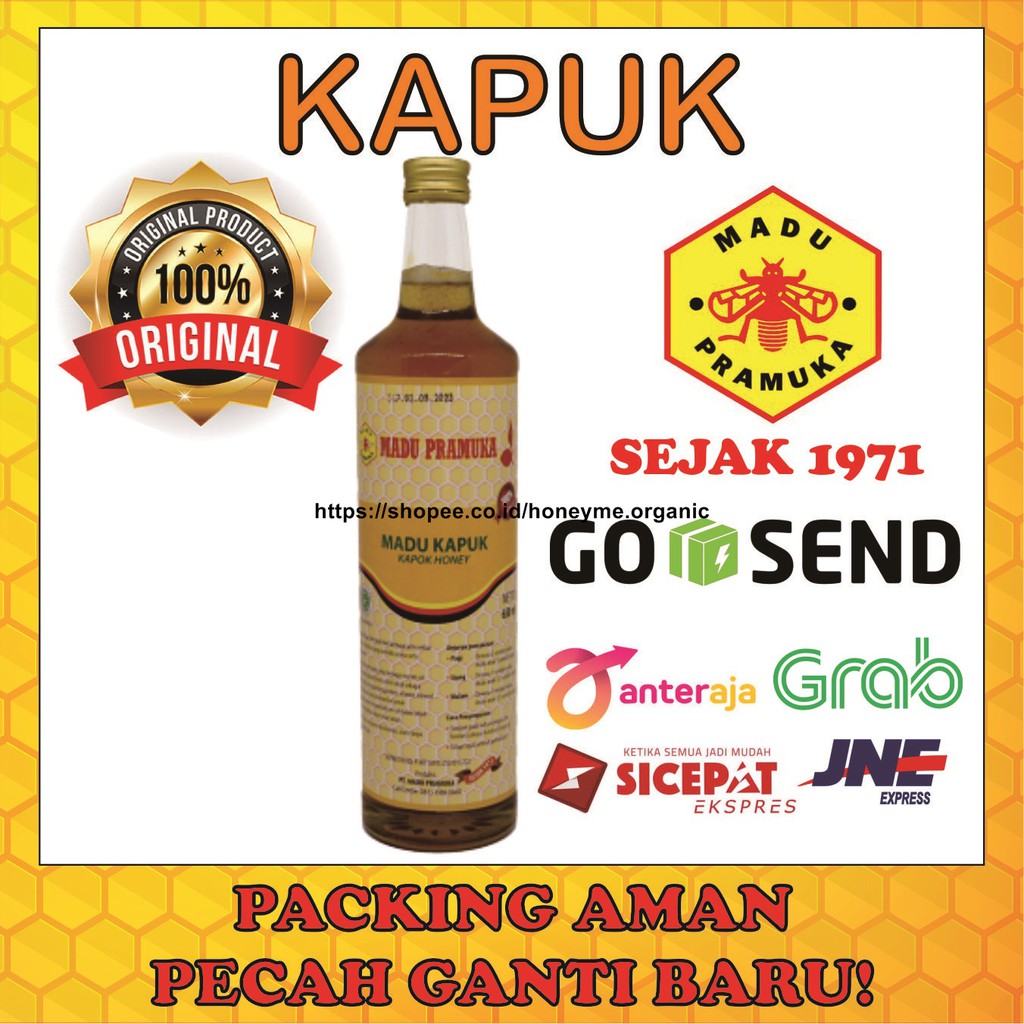 

Madu Kapuk Murni Pramuka Asli Alami 650ml Cibubur Cocok dan Baik untuk Balita