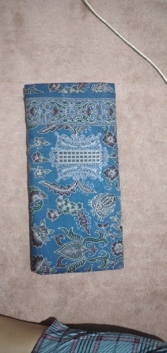 Kemeja Couple Rok Lilit Instan Hem Batik Pria Lengan Panjang Slimfit Premium Warna Biru 728868 Cap 7