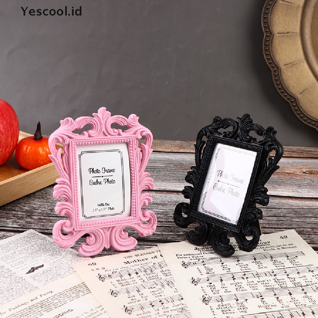 【Yescool】 Wedding Photo Frame Retro Photo Frame Picture Desktop Frame Photo Frame .