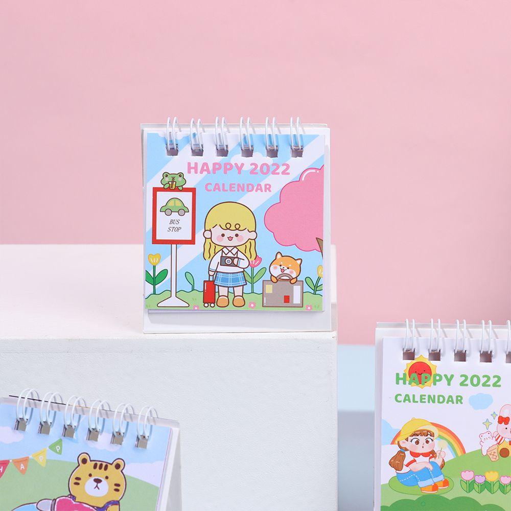 Kalender Meja Nanas Organizer Mingguan Agenda Tahunan Mini