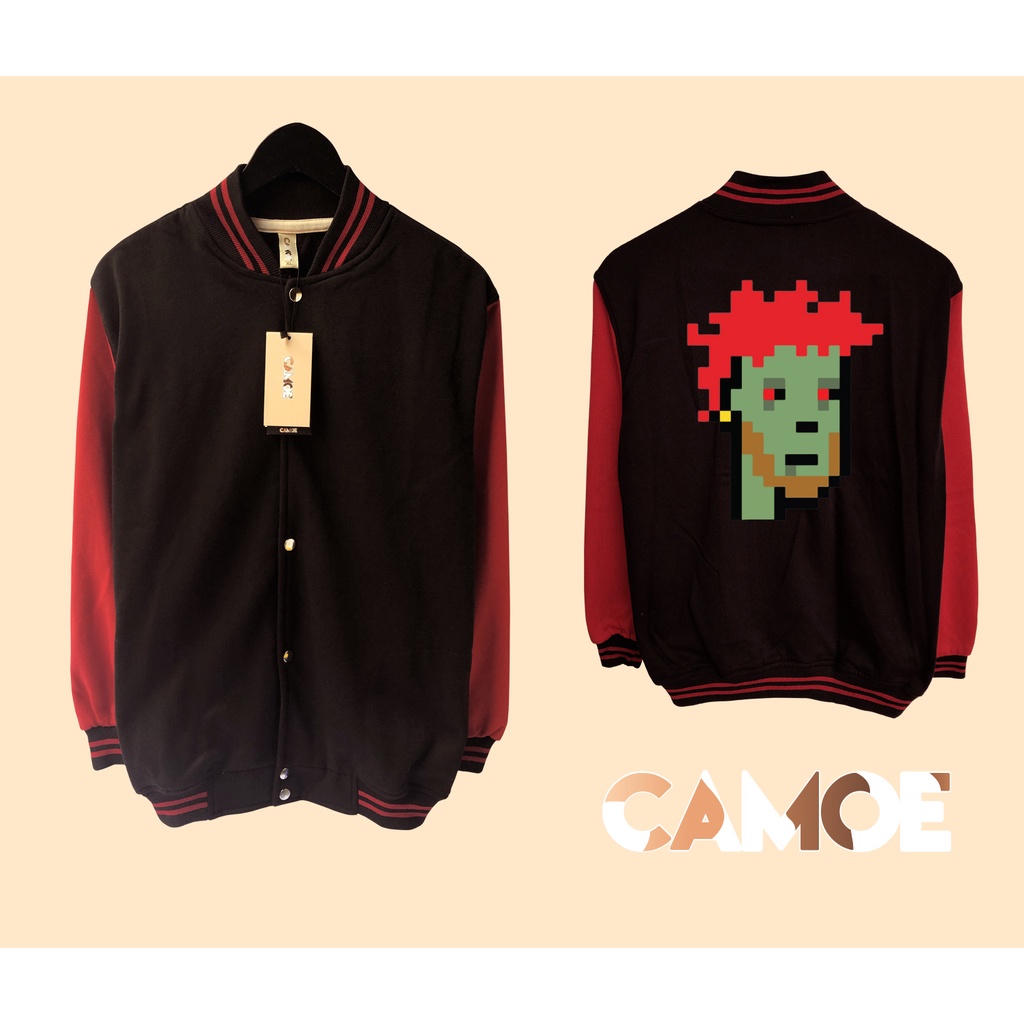 Jaket Baseball Varsity Crypto NFT Cryptopunk punk 7252