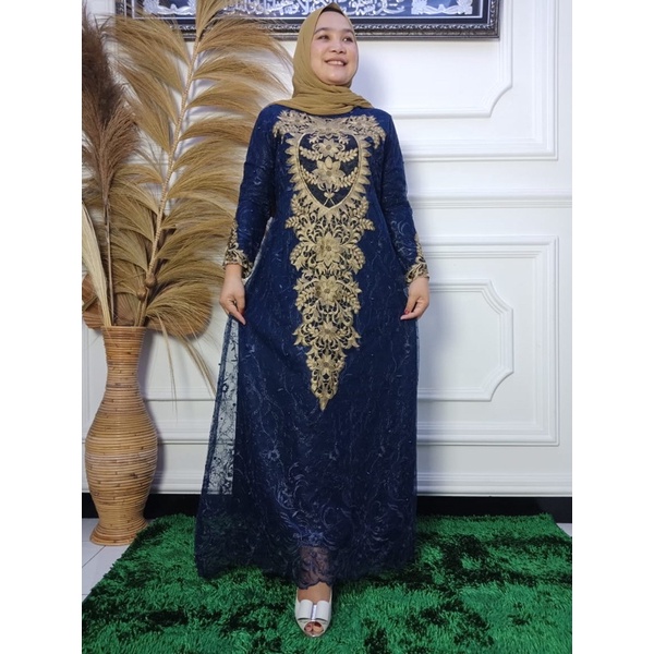 E.C > GAMIS CINDERELLA TILLE BORDIR - GAMIS TERBARU - GAMIS MODERN - GAMIS MEWAH - GAMIS BROKAT TULL