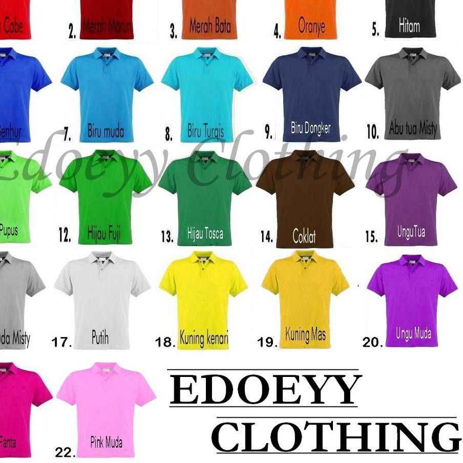  DISKON Edoeyy Polo  Shirt XXL Polo  Shirt Cowok Kaos  