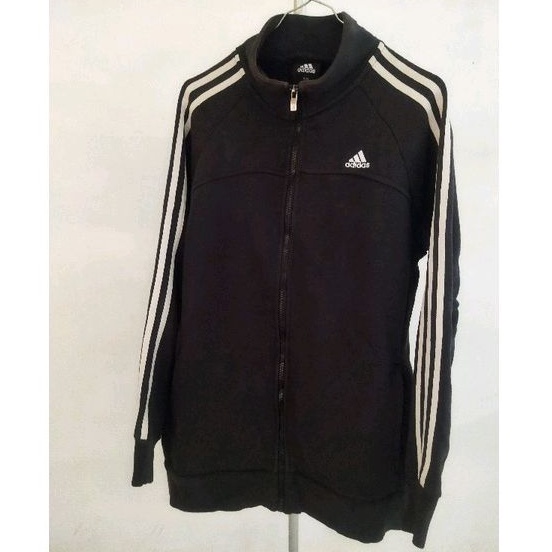 Tracktop Zipper Tebal Adidas Essentials Original Second Murah
