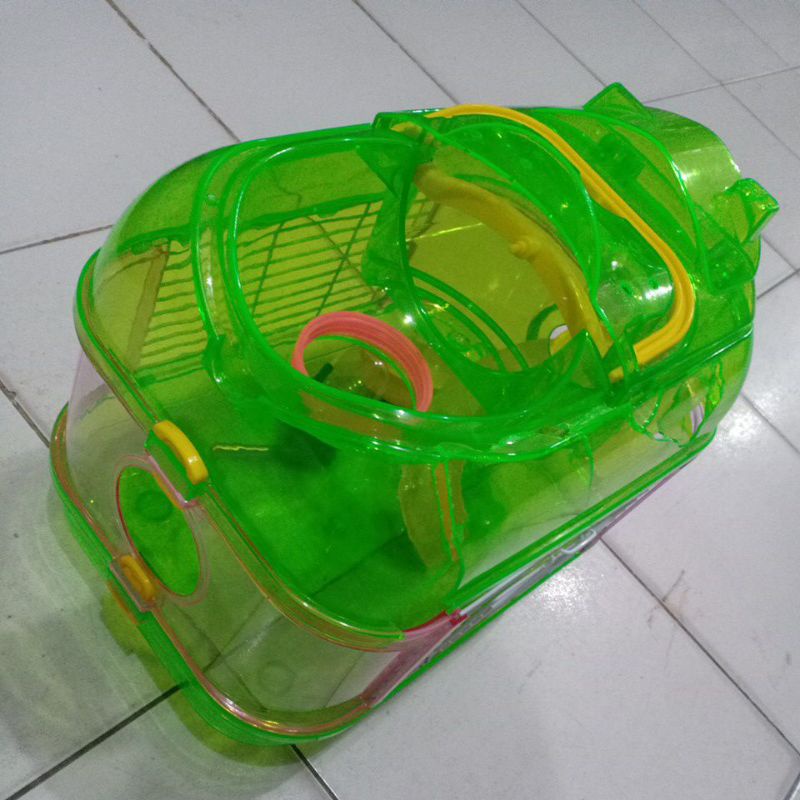 Kandang hamster tingkat plus bola-Tanpa tutup dan bola
