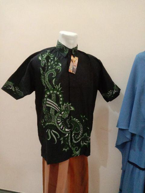 Kemeja Batik Pria Lengan Pendek Size M L Xl Xxl  Bswart Batik