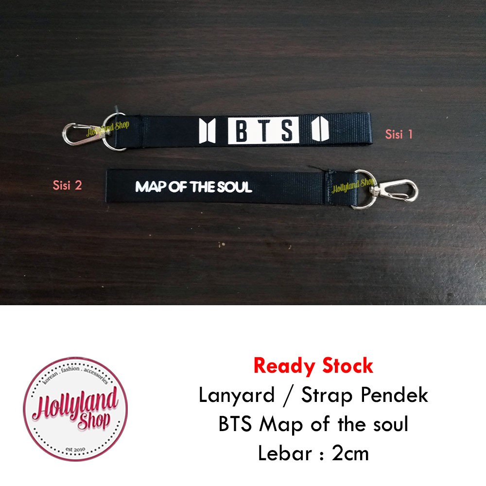 

Lanyard Strap Gantungan Tali Pendek BTS Bangtan Boys Member Unofficial