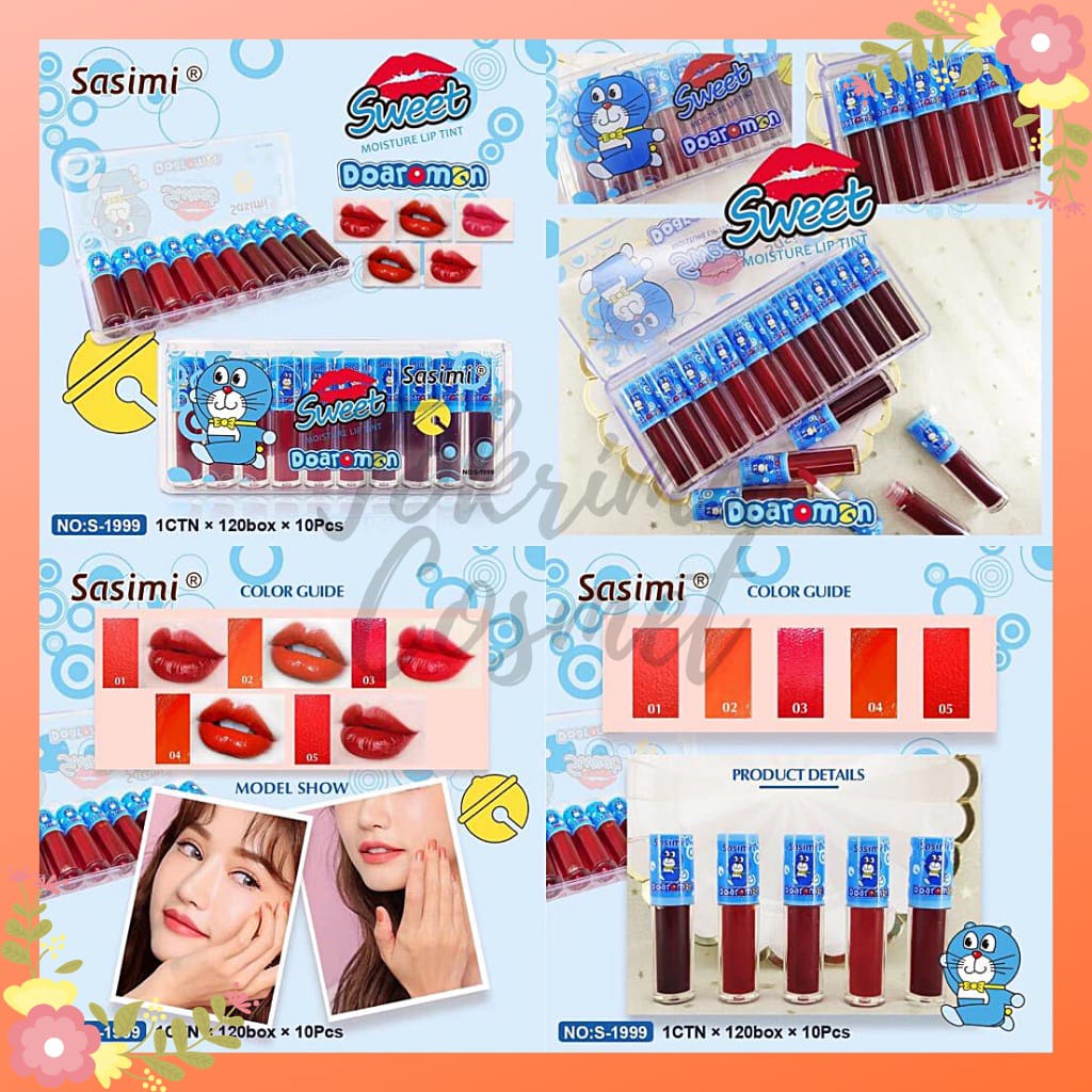 (CYBER) COD TERMURAH ecer termurah Liptint Sasimi R 99% Original  RANDOM KARAKTER