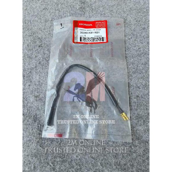 SILAKAN DI ORDER SWITCH REM BEAT ESP ECO 2016 DEPAN ORI AHM  35340-K81-N31 TERBAIK