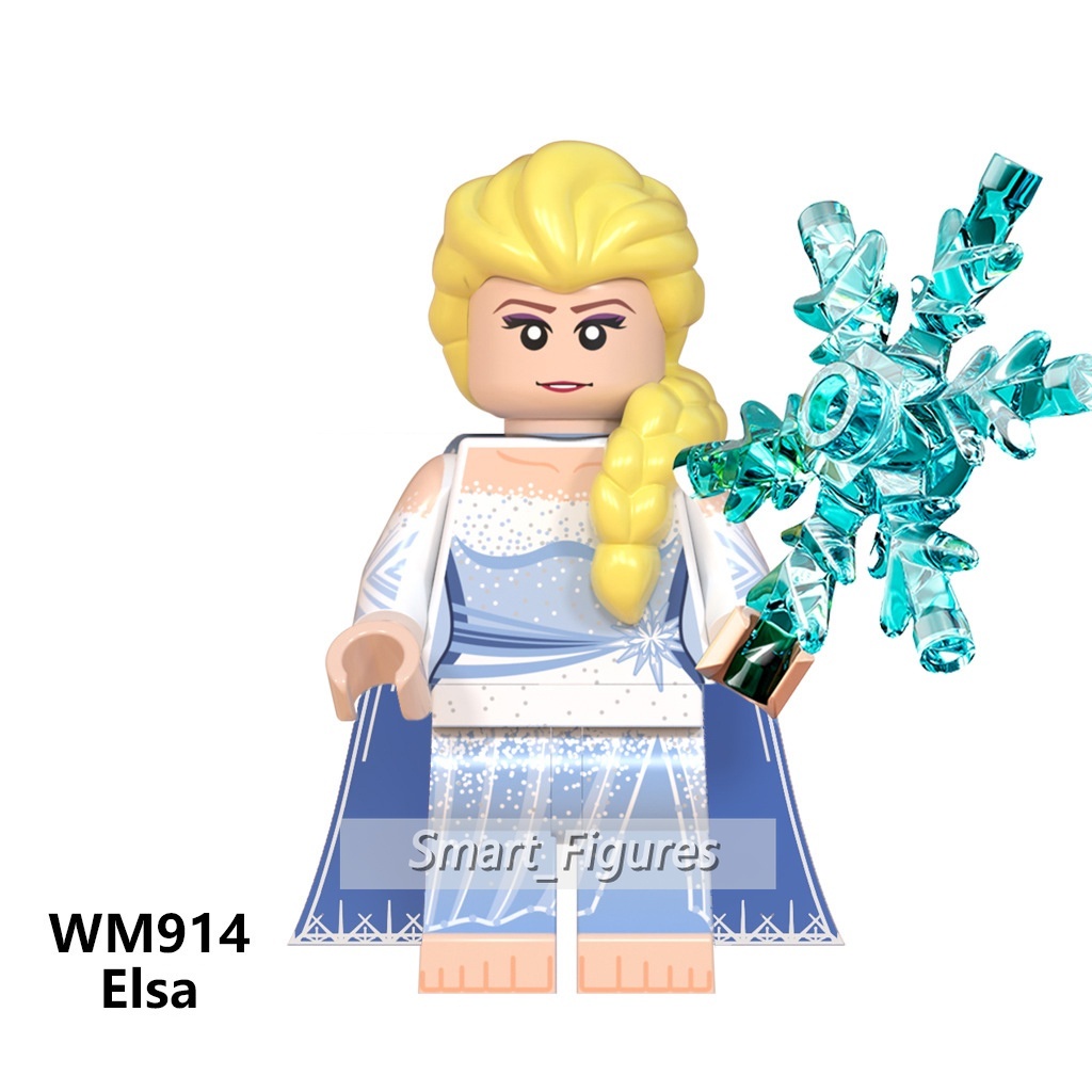 Wm6067 WM6084 Mainan Action Figure Princess Frozen Elsa Anna Fairy Tale Mini Untuk Hadiah Anak