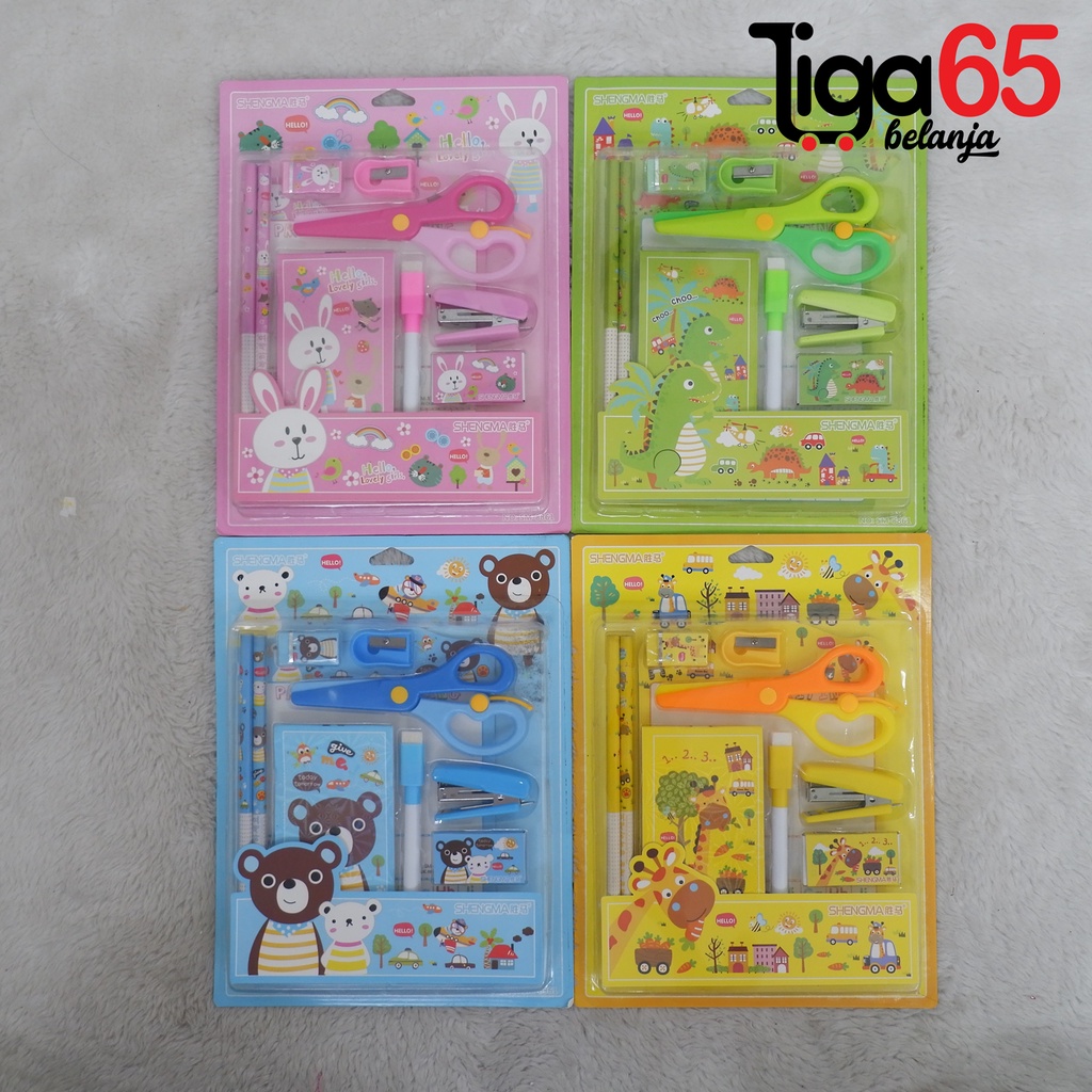 365 STATIONERY SET #41181 Buku &amp; Alat Tulis Anak / Karakter Fancy Gambar Lucu