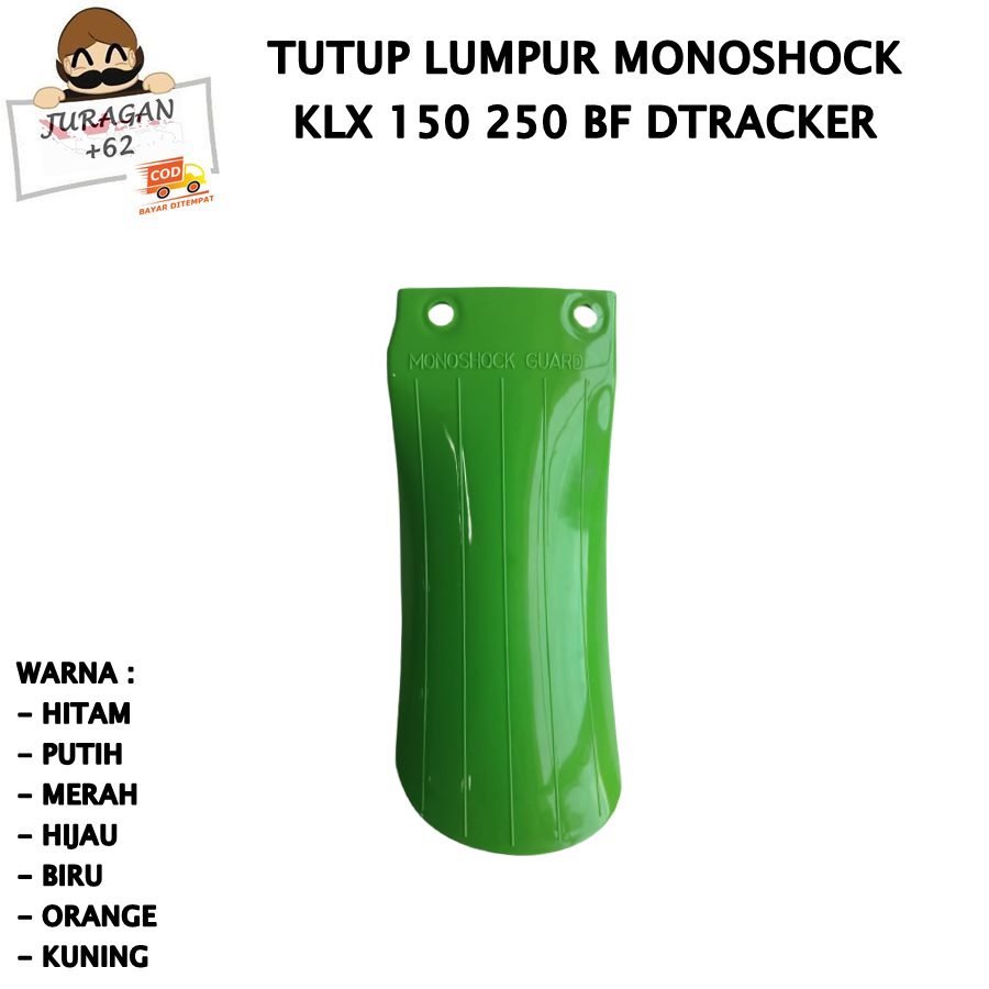 COVER TUTUP PENAHAN LUMPUR SHOCKBREAKER MONOSHOCK KLX 150 250 DTRACKER D TRACKER MONO SHOCK SHOCK BREAKER