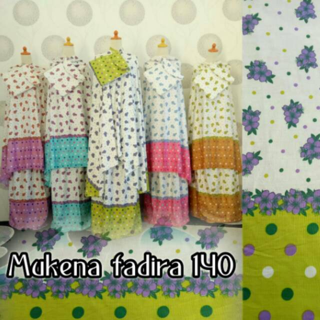 Ecer Grosir Mukena Bali Putih Bunga Tabur Semi Jumbo