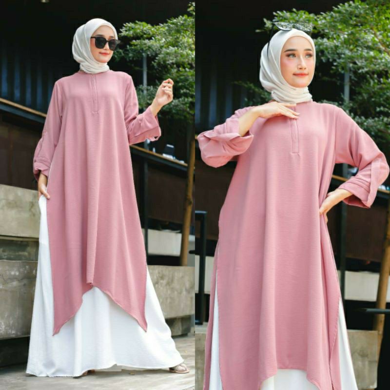 Gamis Winody Kombinasi Putih