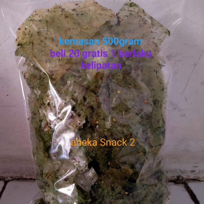 

keripik kaca cabe ijo 500gram