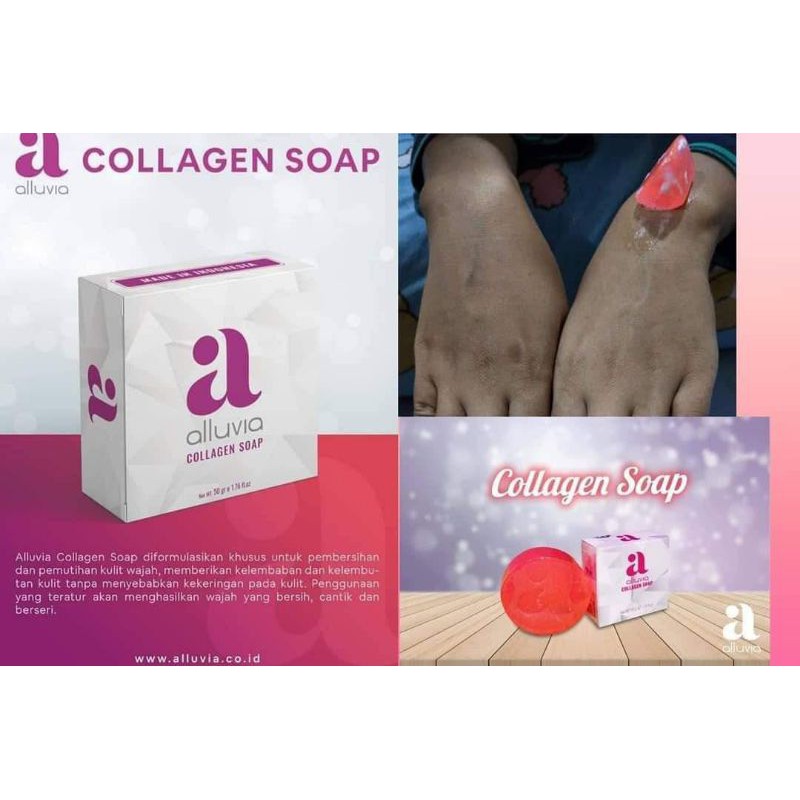 Collagen soap alluvia