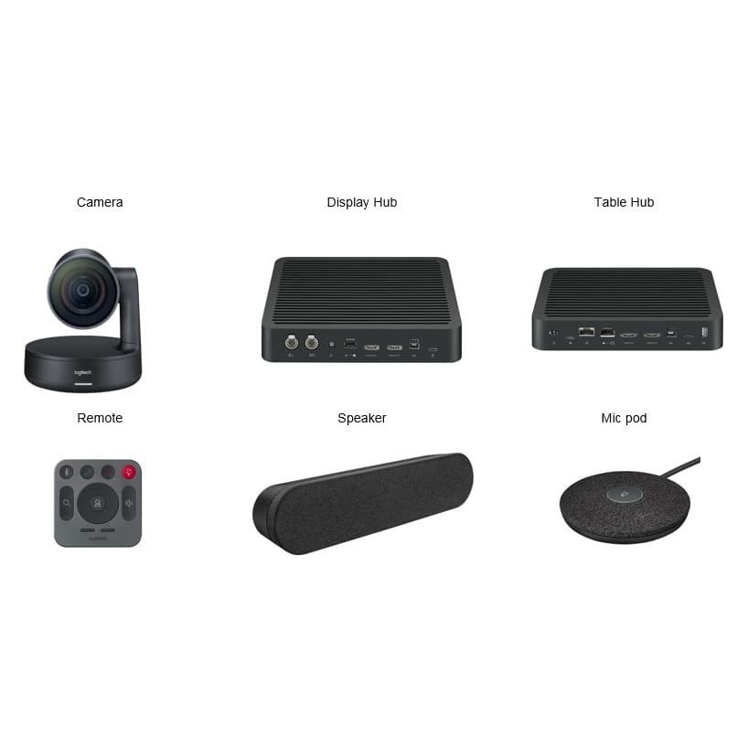 Logitech Webcam Set Rally Ultra-HD ConferenceCam Premium - Garansi Resmi 2 Tahun