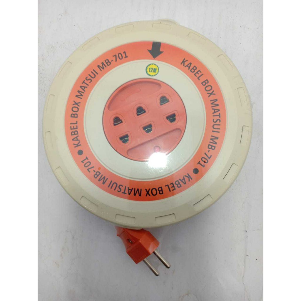 Matsui Roll Kabel 12meter - orange