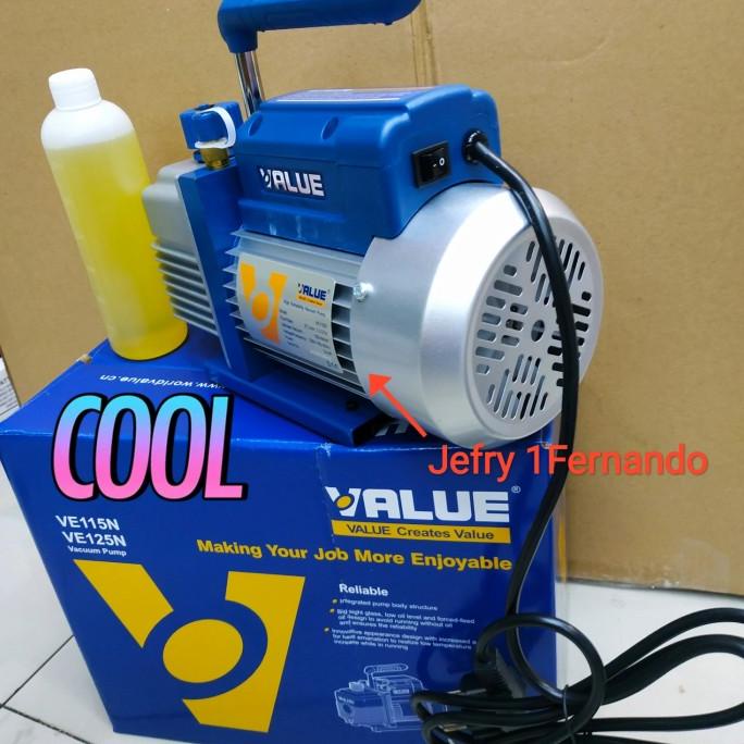 Vacum Pump Ac 1/4 Pk Vacuum Pump Mobil Dan Kulkas Value Ve115N