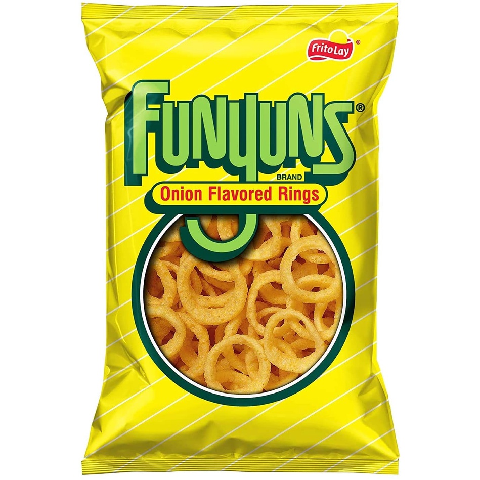 

PROMO BUY 1 GET 1 FREE Funyuns Onion Rings Original / Flamin Hot 5.75 Oz