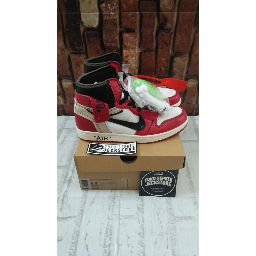 NIKE AIR JORDAN 1 x OFF WHITE UNAUTHORIZED AUTHENTIC(UA)