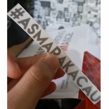 STICKER ASMARAKACAU STICKER ASMARA KACAU CUTTING