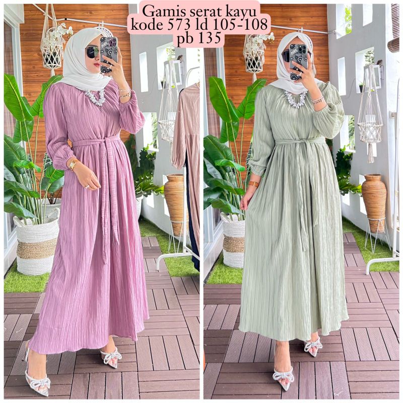 GAMIS SERAT KAYU 573