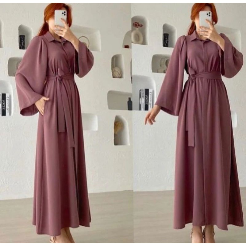 SHABILA DRESS KOREAN| BRIDESMAID GAMIS BUSUI TERBARU