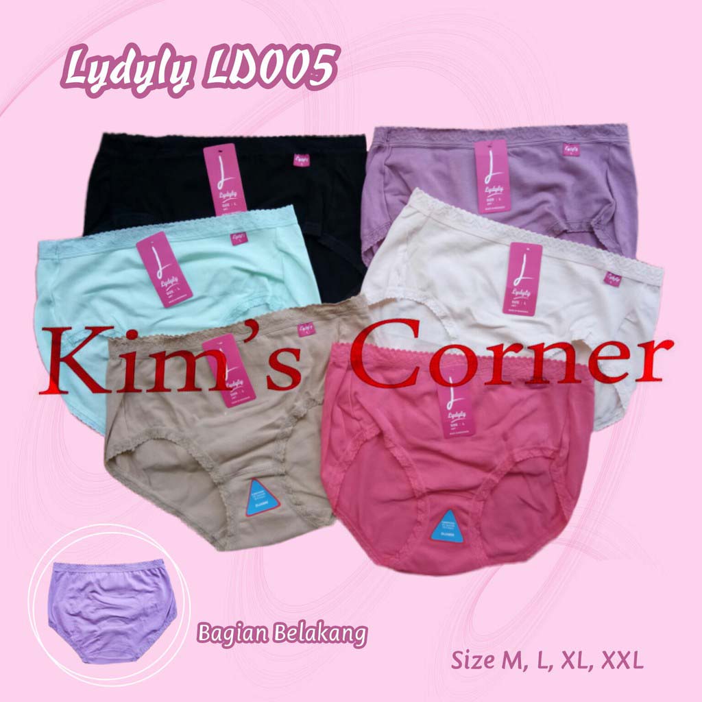 CELANA DALAM LYDYLY L005 CD LYDYLY LD005 6PCS