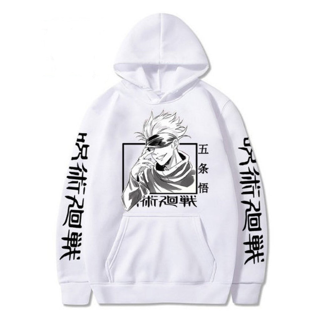 Jaket Keren Sweater Anime Jujutsu kaisen Satoru Gojo Hoodie Premium Hoodie Jumbo