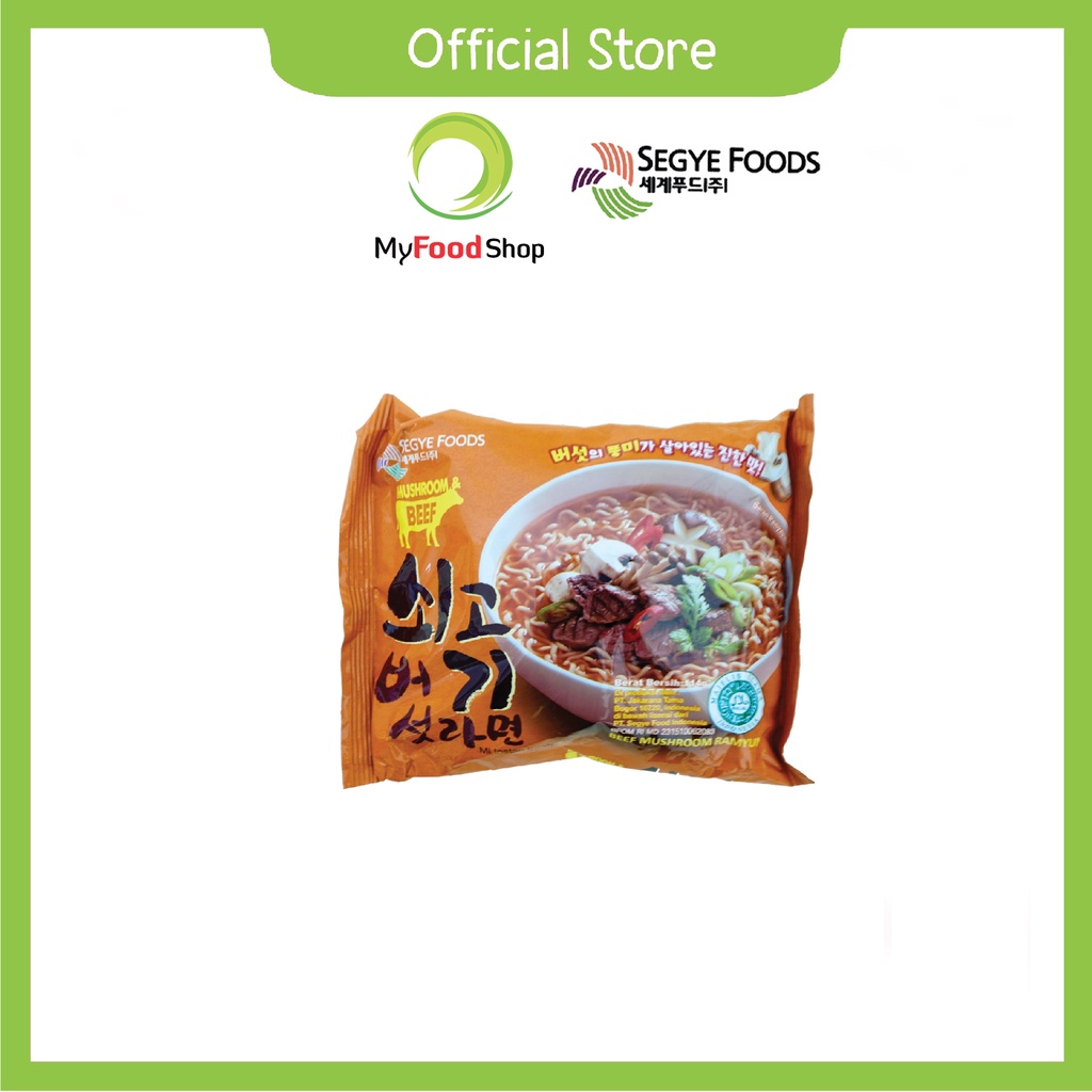 

Mie korea Segye Beef Mushroom Ramyun 114gr