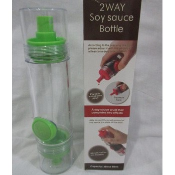 2 Way Soy Sauce Bottle/Tempat Taruh Kecap dll