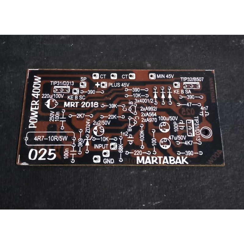 PCB Power Amplifier 400W SAFARI Power SAFARI Modif tipe 025