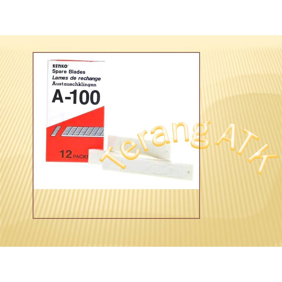 

Isi Cutter Kecil A-100 Merek Kenko [Isi 12 Tube]