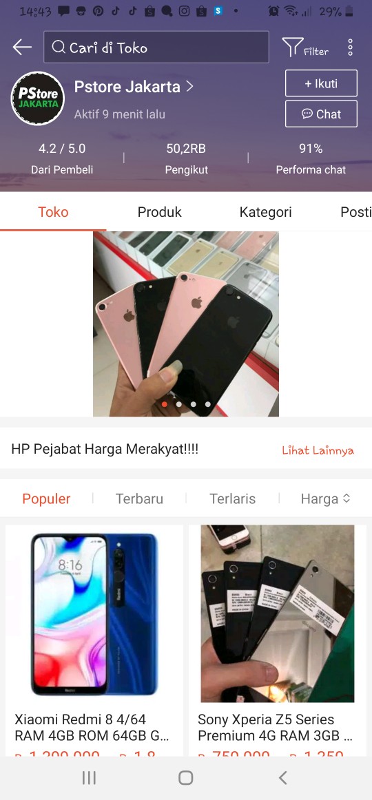 Xiaomi Redmi 5a Garansi 1 Tahun Hp Baru Harga Murah Spek Dewa Pstore Ps Store Shopee Indonesia