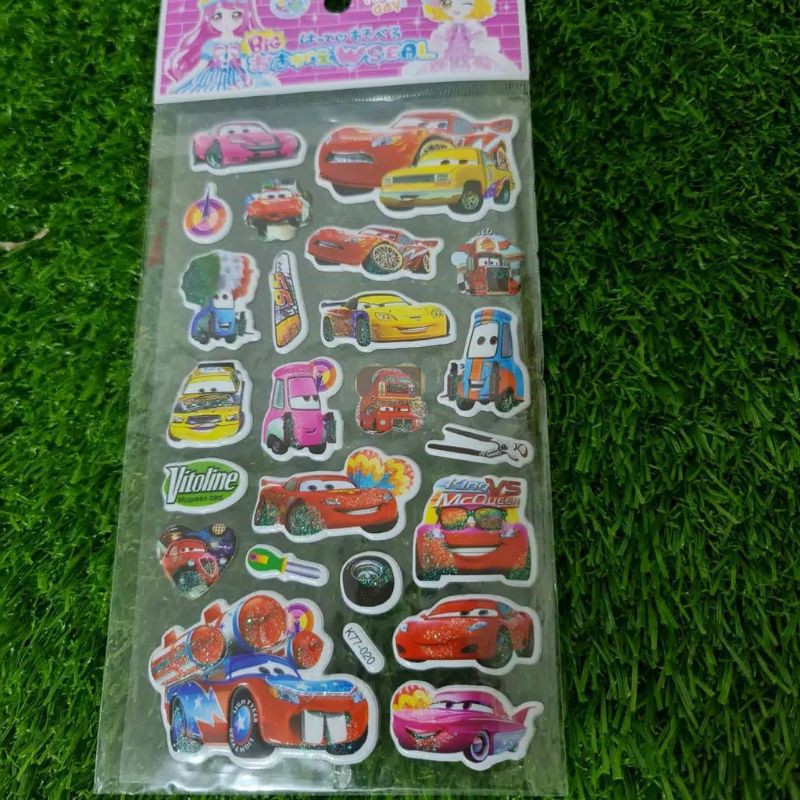 MAINAN STIKER TEMPEL/STIKER BERKARAKTER GROSIR ISI 20 PCS